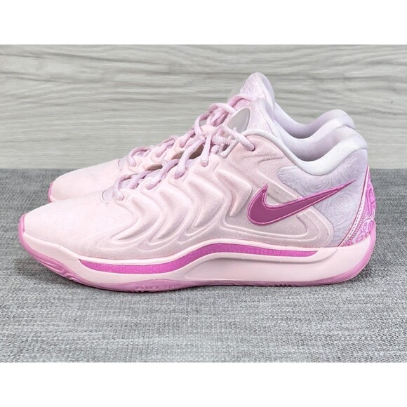New Nike KD17 NRG Aunt Pearl Pink NBA Kevin Durant FZ1518-600 Men\'s Size 10.5